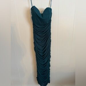 Elegant Teal Maxi Dress